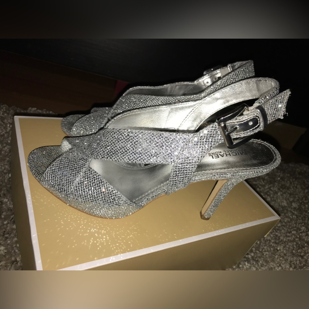 Michael Kors Silver Heels